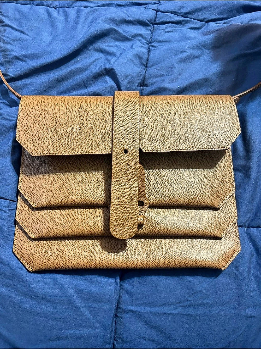 Senreve Envelope Clutch Brown Crossbody Bag